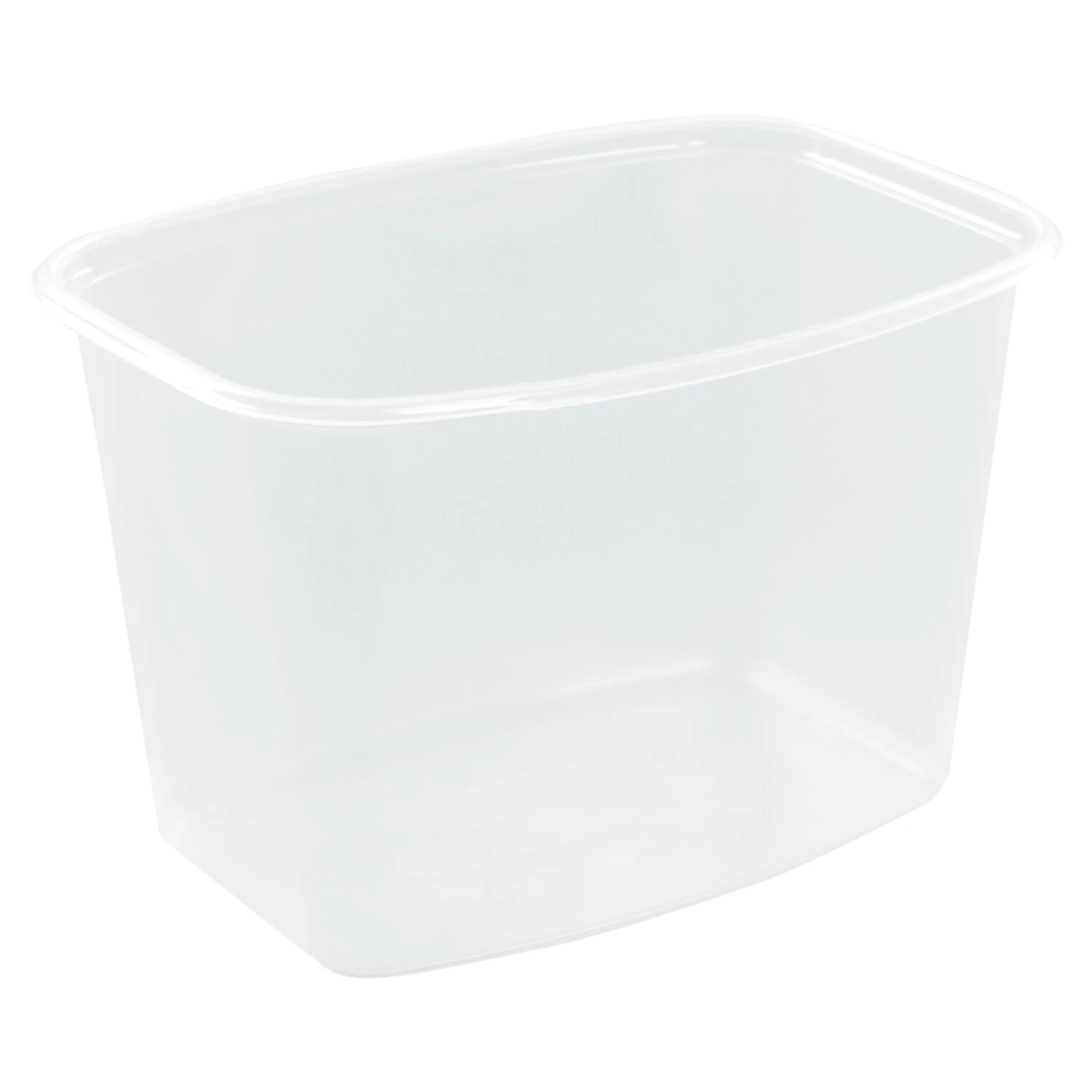 Одноразовый контейнер 750мл, КОМПЛЕКТ 100шт, БЕЗ КРЫШКИ, 138х102мм прозрачные, ПП, ЮПЛАСТ, шк449 ЮУП 607537