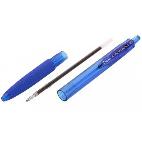 Ручка шариковая автоматическая с грипом PILOT Super Grip G, СИНЯЯ, 0,7 мм, линия 0,21 мм, BPGG-8R-F, BPGG-8R-F L 144712 - МСК «Форвард»