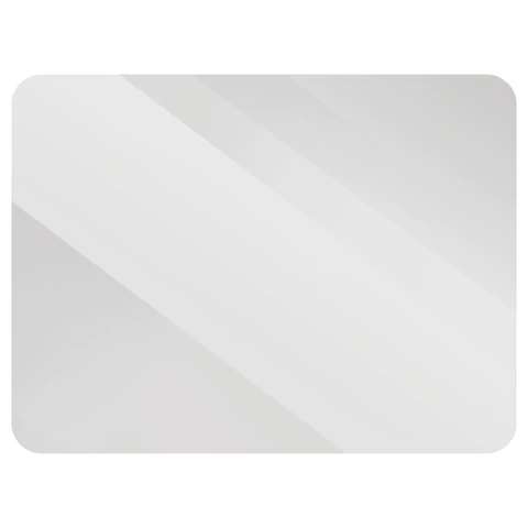 Коврик защитный напольный BRABIX, поликарбонат, 90х120 см, глянец, толщина 0,8 мм, рулон в коробе, 608711, 1008091200