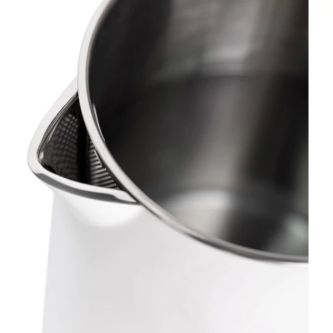 Чайник SCARLETT SC-EK21S31, 1,5 л, 2200 Вт, закрытый нагревательный элемент, двойные стенки, белый 457209 - МСК «Форвард»