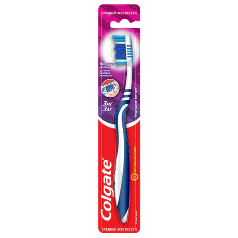 Зубная щетка COLGATE "Зиг заг", средней жесткости, 7610196003544 609064 - МСК «Форвард»