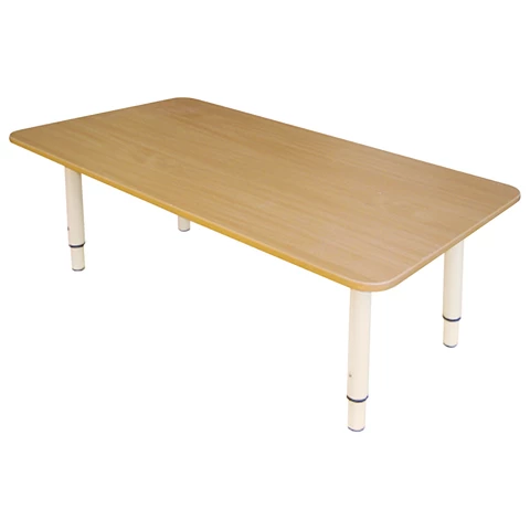 Стол детский "Дошколенок", 900х450х400-580 мм, регулируемый, рост 0-3 (85-145 см), пластик, бук, слоновая кость 531104 - МСК «Форвард»