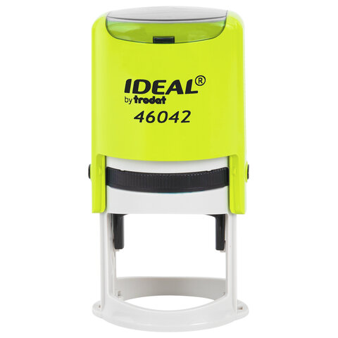 Оснастка для печатей оттиск D=42 мм, синий, TRODAT IDEAL 46042, корпус ЖЕЛТЫЙ, крышка, подушка, 198960 238378 - МСК «Форвард»