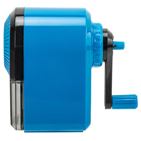 Точилка механическая BRAUBERG ULTRA для чернографитных и цветных карандашей, крепление к столу, цвет корпуса голубой с черным, 271342 - МСК «Форвард»