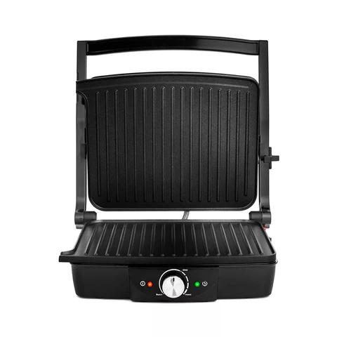 Электрогриль KITFORT KT-1656, 2000 Вт, фиксированные панели, регулировка температуры, серебристый 458194 - МСК «Форвард»