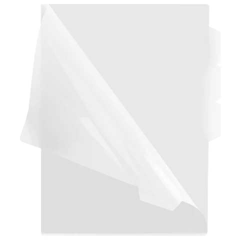 Папка-уголок 3 отделения, жесткая, А4, BRAUBERG "SPECIAL", прозрачная, 0,15 мм, 273062 - МСК «Форвард»