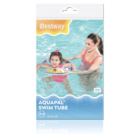 Надувной круг для плавания "Морские приключения", диаметр 51 см, 3-6 лет, до 60 кг, АССОРТИ, BESTWAY, 36113 680073 - МСК «Форвард»