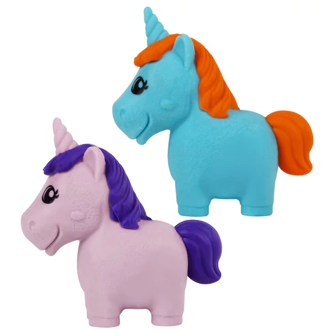 Ластики фигурные BRAUBERG KIDS "Единороги", НАБОР 2 штуки, блистер, 271990 - МСК «Форвард»