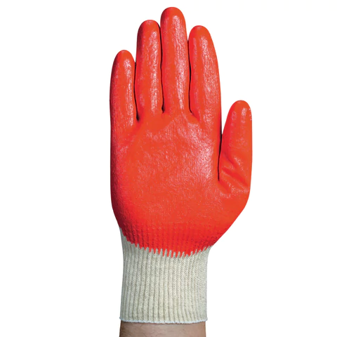 Перчатки х/б НИТРИКС маслобензостойкие 1пара, 13 класс, 34-36г размер 8, покрытие - облив вспененный НИТРИЛ, повышенная износостойкость, СВС, 42-301 бел/крас 608681 - МСК «Форвард»