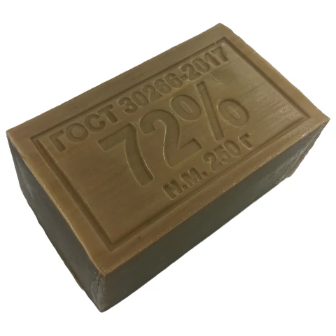 Мыло хозяйственное 72% 250 г (Меридиан), без упаковки, МИНПРОМТОРГ 702586 - МСК «Форвард»