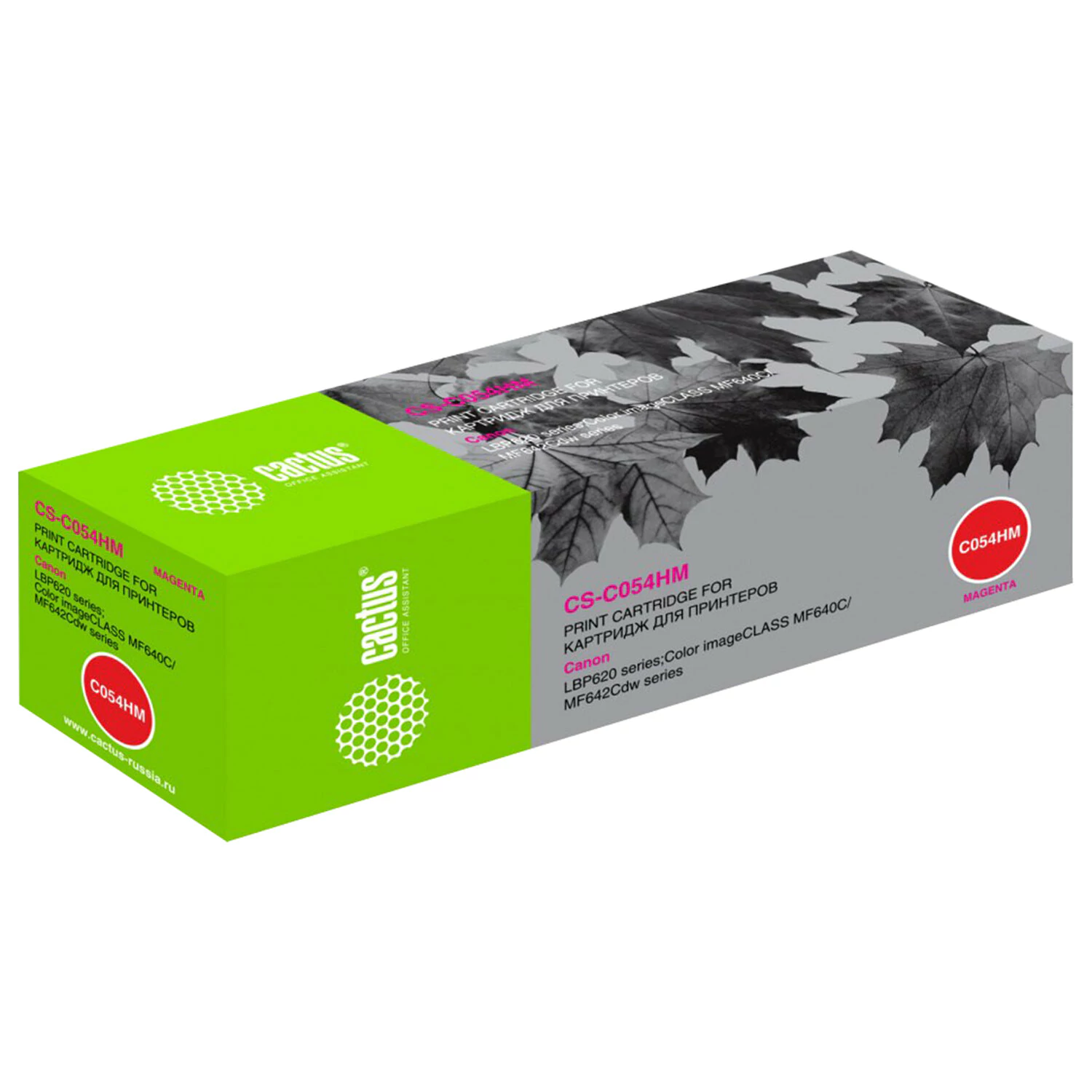 Картридж лазерный CACTUS (CS-C054HM) для Canon LBP 621/623, MF 641/643/645, пурпур, ресурс 2300 стр 363775 