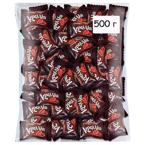 Карамель леденцовая КРЕМКА со вкусом кофе, 500 г, КНК596 624447 - МСК «Форвард»