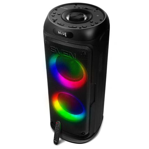 Колонка портативная SVEN PS-770, 100 Вт, TWS, Bluetooth, FM, USB, microSD, LED-дисп, черный, SV-021719 514318 под заказ 8 дней - МСК «Форвард»