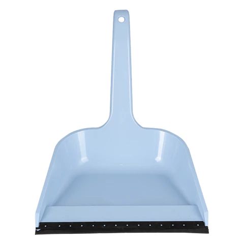 Совок для мусора, высокая рукоятка 20 см, резиновая кромка, пластик, цвет ассорти, 416, ПОЛИМЕРБЫТ 434160065 601331 - МСК «Форвард»