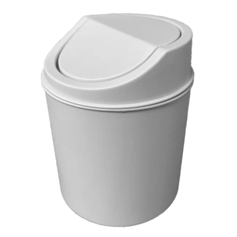 Контейнер, урна, ведерко для мусора НАСТОЛЬНОЕ, 2,4 л, 165x135 мм, белый, BOOMHOUSE (БУМХАУС), 238897 - МСК «Форвард»