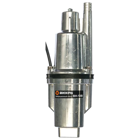 Вибрационный насос ВИХРЬ ВН-10В, 280 Вт, диаметр насоса 100 мм, глубина погружения 3 м, 18 л/мин, 68/8/1 671200