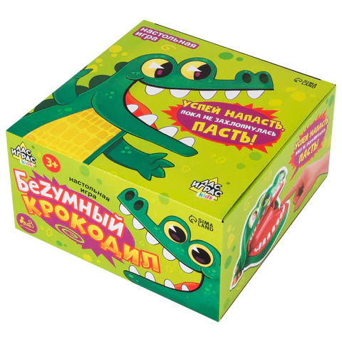 Настольная игра на реакцию "Безумный крокодил", 2894950 ЛАС ИГРАС KIDS 665646