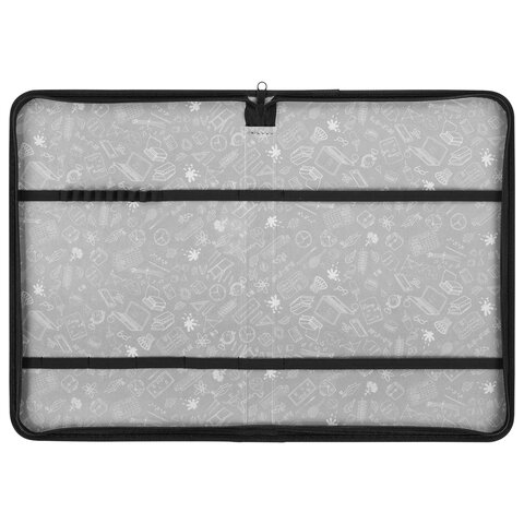 Папка на молнии BRAUBERG А4 с ручкой, с органайзером, 1 отделение, "Savage lion", 272218 - МСК «Форвард»