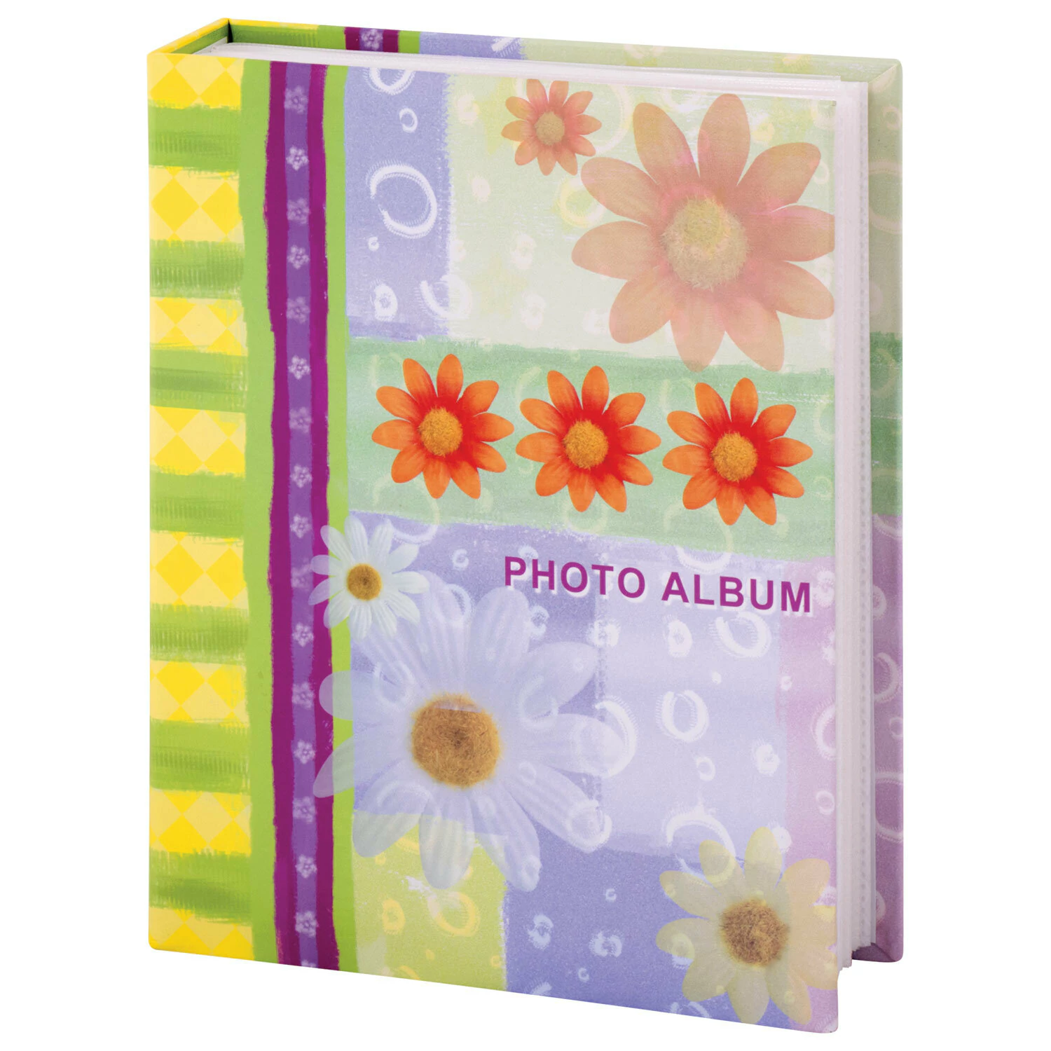 Фотоальбом BRAUBERG на 200 фото 10*15см, твердая обложка, Настроение, разноцветный, 390670