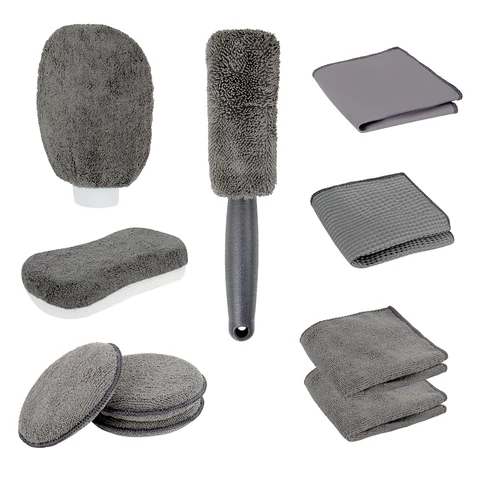 Набор для мойки авто 10 в 1, серый, СУМКА ДЛЯ ХРАНЕНИЯ В КОМПЛЕКТЕ, DASWERK (ДАСВЕРК), 609482 - МСК «Форвард»