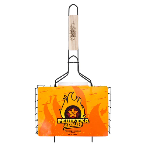 Решетка-гриль универсальная, размер 290х190 мм, глубина 18 мм, оксидированное покрытие, 101401, 701739 - МСК «Форвард»