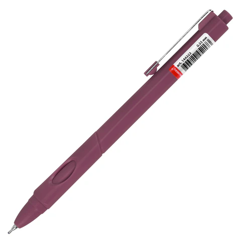 Ручка шариковая автоматическая с грипом BRAUBERG "COMFORT GRIP", СИНЯЯ, игольчатый наконечник 0,7 мм, линия письма 0,35 мм, 144323 - МСК «Форвард»