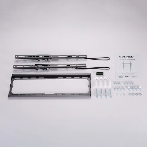 Кронштейн-крепление для ТВ настенный, до 45 кг, VESA 50х50-400х400, 32"-70", черный, SONNEN, 455949 - МСК «Форвард»