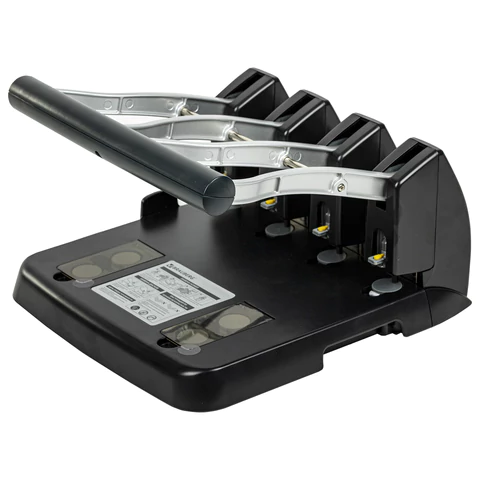 Дырокол на 4 отверстия металлический МОЩНЫЙ BRAUBERG "Heavy Duty Extra", до 150 л., 270555 - МСК «Форвард»