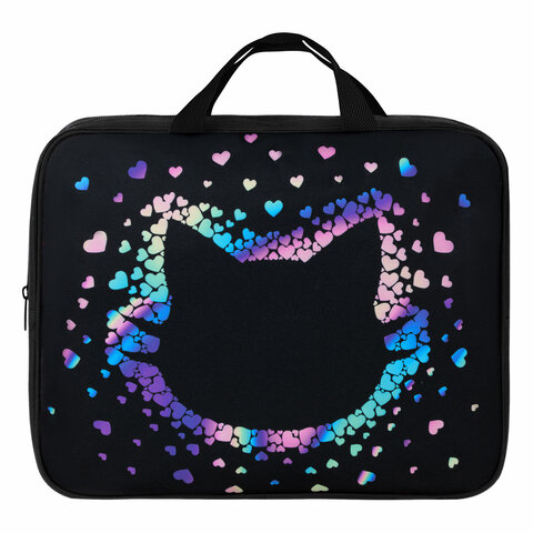 Папка на молнии с ручками BRAUBERG А4, 1 отделение, полиэстер, 80 мм, "Pretty face", 273307 - МСК «Форвард»