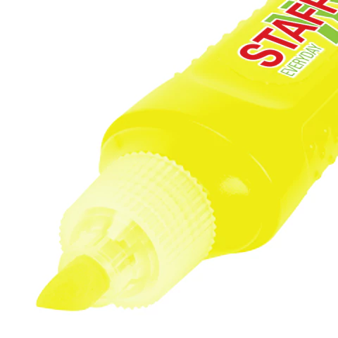 Текстовыделитель STAFF "EVERYDAY HL-707", ЖЕЛТЫЙ, линия 1-5 мм, скошенный наконечник, 152542 - МСК «Форвард»