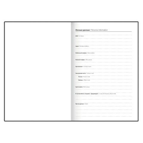 Ежедневник датированный 2026 145х215 мм, А5, STAFF, ламинированная обложка, "Туман", 117313 - МСК «Форвард»