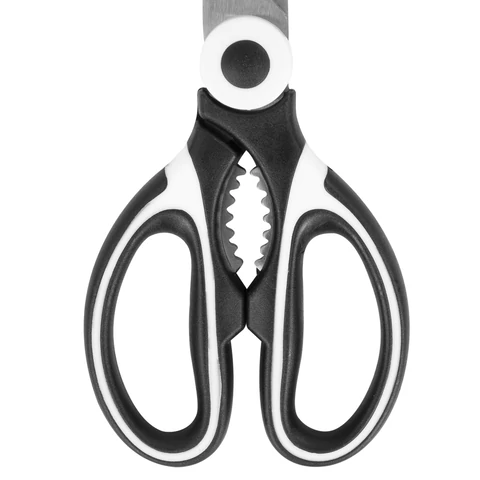 Ножницы кухонные DASWERK (ДАСВЕРК), 210 мм, с орехоколом, открывашкой, футляром для лезвий, 608904 - МСК «Форвард»