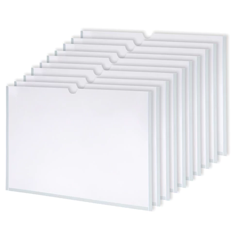 Карманы информационные самоклеящиеся, А4, горизонтальные, КОМПЛЕКТ 10 шт., ПЭТ, 0,3 мм, STAFF, 291281 - МСК «Форвард»