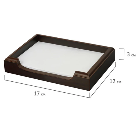 Набор подарочный настольный BESTAR "Ares" из дерева, 7 предметов, цвет "орех", 236356 - МСК «Форвард»