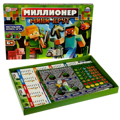 Настольная бизнес-игра "Миллионер", АССОРТИ, 330х220х30 мм, УМНЫЕ ИГРЫ 665766 - МСК «Форвард»