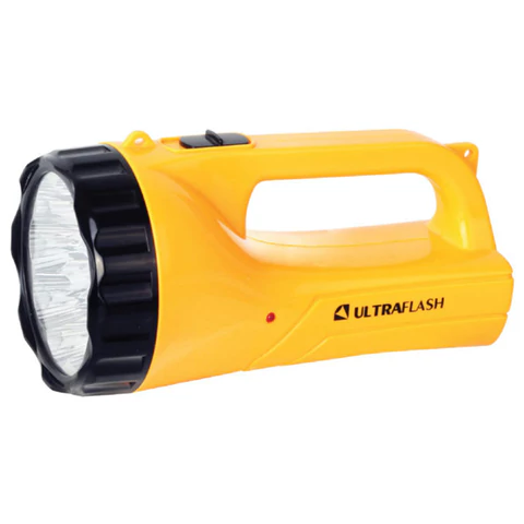 Фонарь аккумуляторный ULTRAFLASH 9хLED+12хLED, 2 режима, выдвижная вилка, заряд от сети, LED3816SM 238285 - МСК «Форвард»