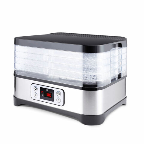 Сушилка для овощей BQ (БИ-КЬЮ) FD1001, объём 10 л, 250 Вт, 5 поддонов, электронное управление, стальная, 86192128 457530  - МСК «Форвард»