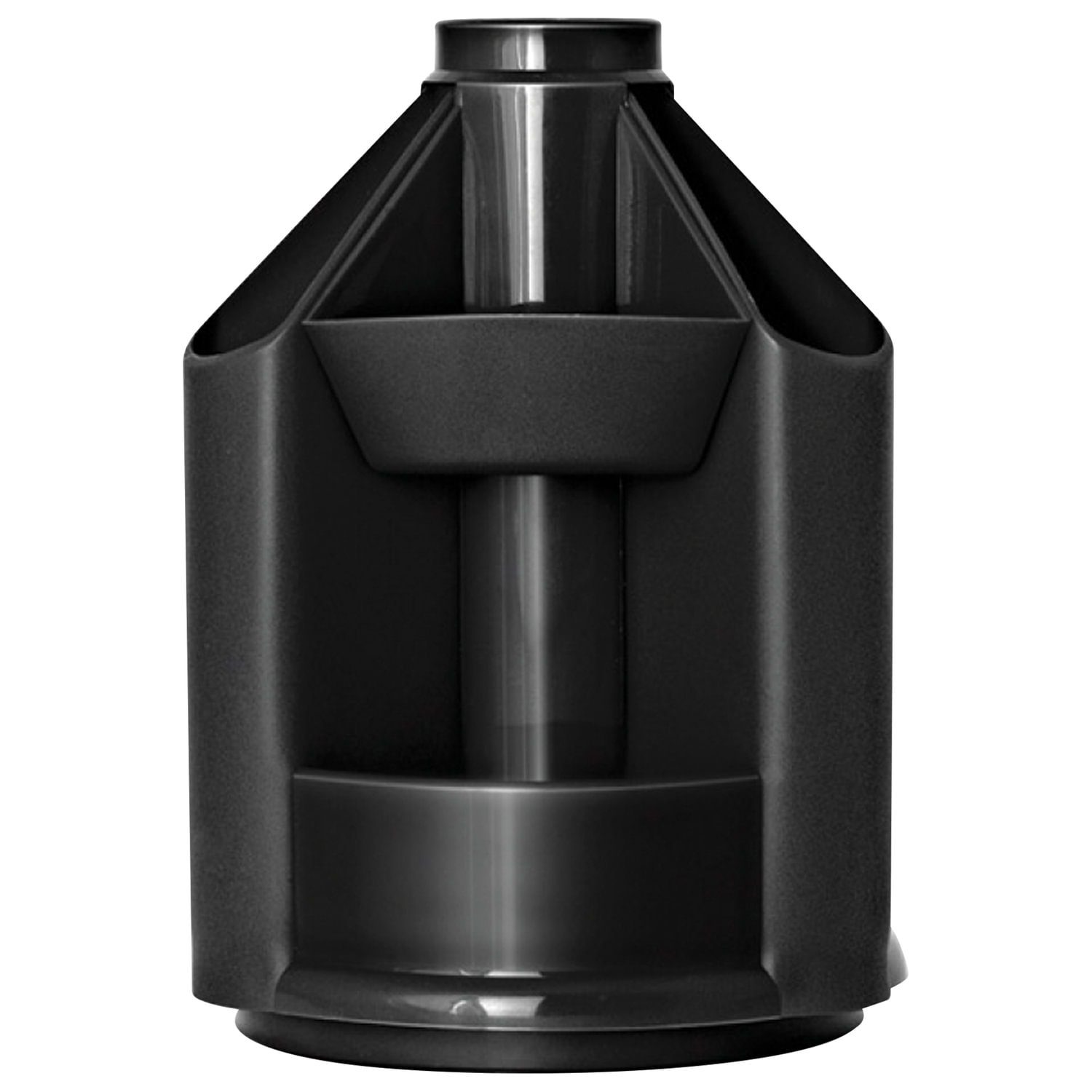 Подставка-органайзер "Mini Desk" вращающаяся, 107*107*140 мм, 10 отделений, черная, ОР70 235815