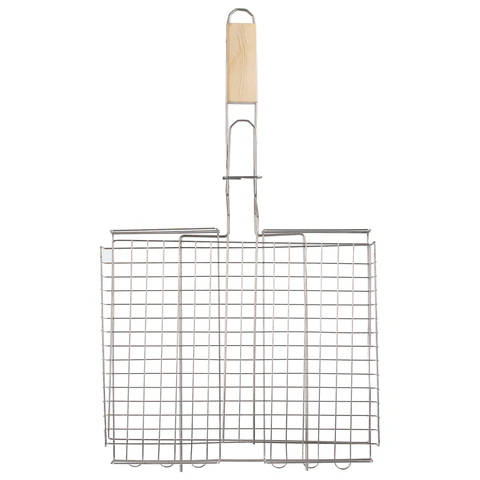 Решетка-гриль ГЛУБОКАЯ универсальная, размер 320х260 мм, глубина 50 мм, никелированное покрытие, РГК3НЭ 701750  - МСК «Форвард»