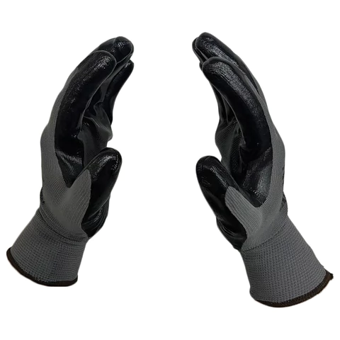 Перчатки нейлоновые SCAFFA "Старт", нитриловое покрытие (облив), размер 9, L (большой), 00-01018559 701656 - МСК «Форвард»