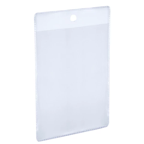 Карман информационный подвесной, ценникодержатель А7, КОМПЛЕКТ 50 шт., ПВХ, BRAUBERG, 291287 - МСК «Форвард»