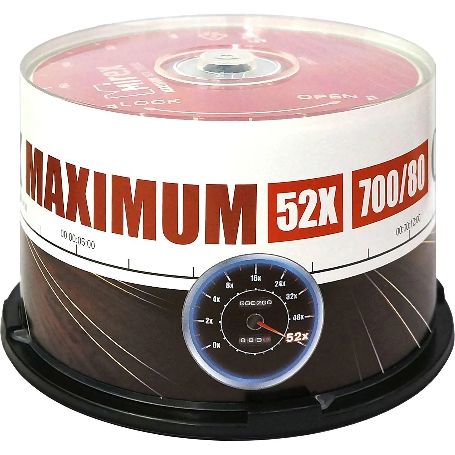 Диск CD-R Mirex Maximum 700 МБ 52x cake box UL120052A8B 50 шт 838853