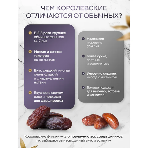 Финики королевские NARMAK с косточкой, 1 кг 623573 - МСК «Форвард»