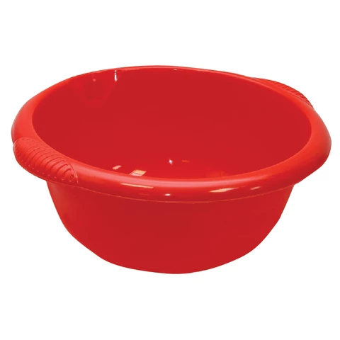 Таз 16л хозяйственный, круглый, с ручками, пластиковый, (в18*ш45*г49см), цвет ассорти, IDEA, М 2507 602552