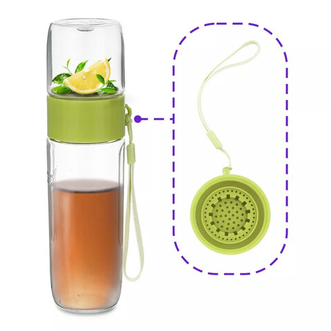 Блендер смузи-мейкер KITFORT КТ-3033-2, 150 Вт, 2 в 1, бутыль 300 мл, кофемолка 50 мл, белый 458157 - МСК «Форвард»