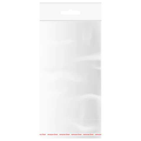 Пакеты БОПП с европодвесом, клеевым клапаном, КОМПЛЕКТ 100 штук, 10х16 + 3 + 4 см, белая подложка, BRAUBERG, 700416 - МСК «Форвард»