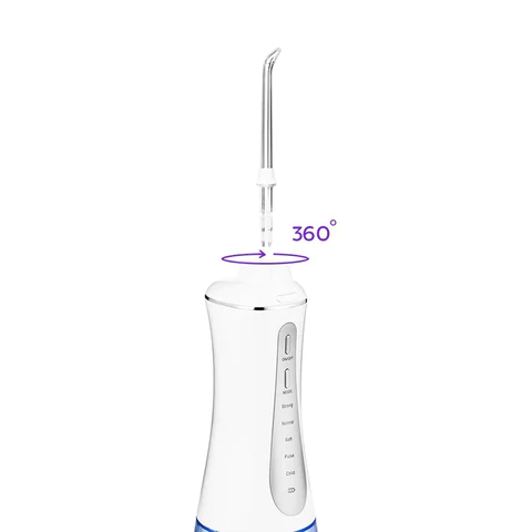 Ирригатор для полости рта KITFORT КТ-2915, портативный, емкость резервуара 0,35 л, 2 насадки, белый 456546 - МСК «Форвард»
