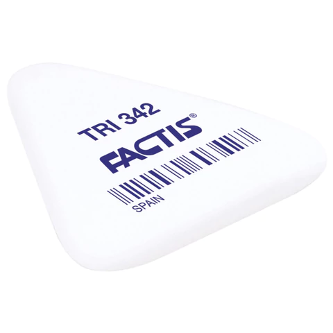 Ластик FACTIS TRI 342 (Испания), 49х45х6мм, ассорти, треугольный, мягкий, PNFTRI342  227990