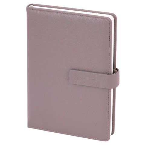 Ежедневник в подарочном наборе 5 в 1, А5, 145x212 мм, BRAUBERG "President", под кожу, 160 листов, серый, 116854 - МСК «Форвард»