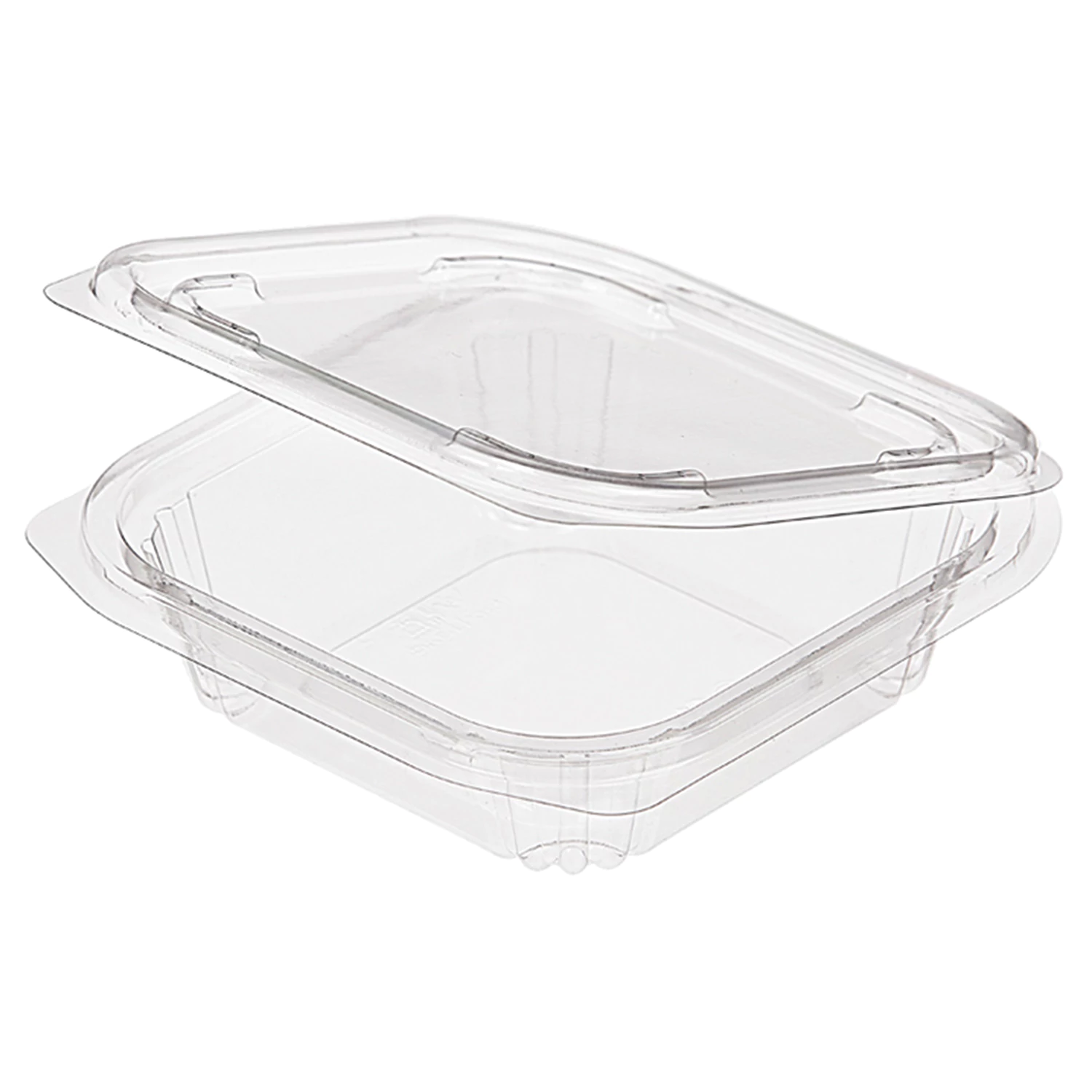 Одноразовый контейнер квадратный 250мл С КРЫШКОЙ ЮП-РКСП КОМПЛЕКТ 400шт прозрач. ПЭТ, ЮПЛАСТ, 608017